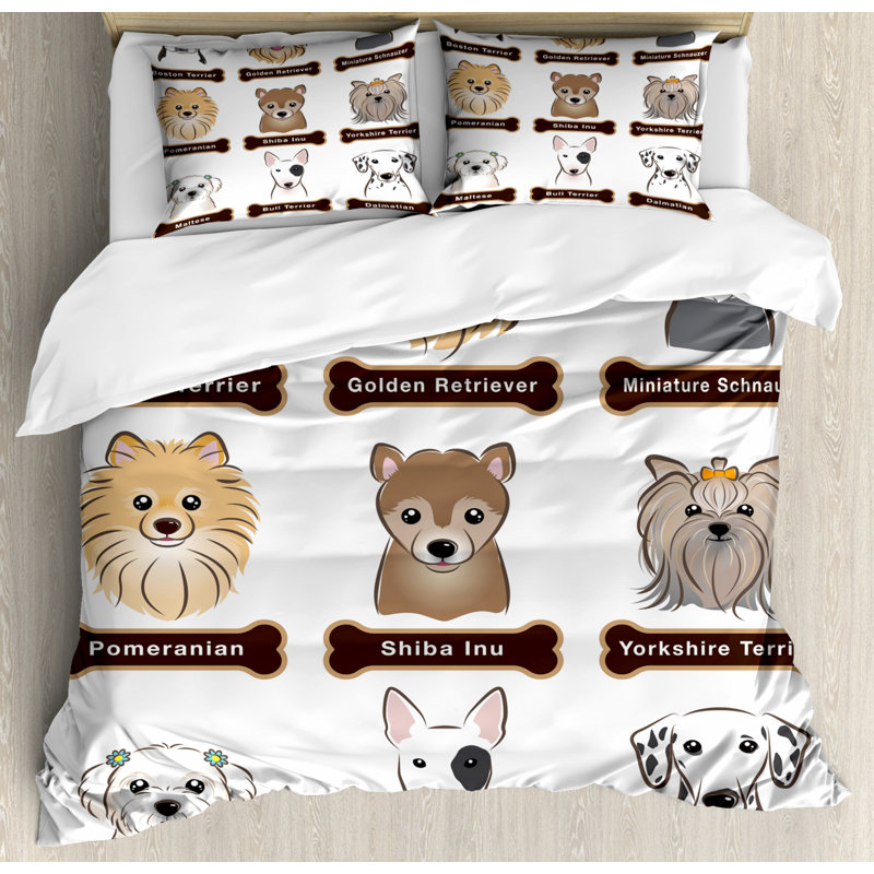 East Urban Home Dog Duvet Cover Set Wayfair